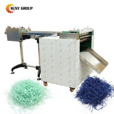 2/4/6mm taille de coupe de soie de papier d'emballage cadeau déchiqueteur pour des solutions d'emballage personnalisables