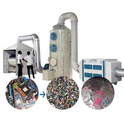 99.99% Taux de séparation Machine de recyclage des déchets électroniques pour une productivité et une efficacité élevées