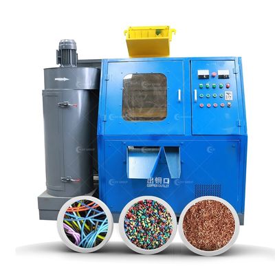 99% indice de tri Mini granulateur de fil de cuivre pour les déchets de fil de concassage machine de recyclage