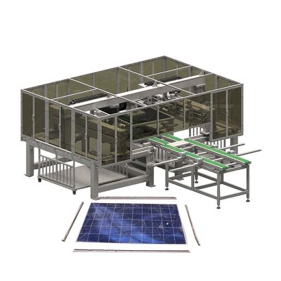 Machine de recyclage de panneaux solaires de 200 à 1000 kg/h de capacité pour la récupération écologique des feuilles photovoltaïques