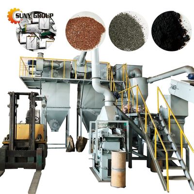 Machine automatique de recyclage des batteries au lithium de 25 kW pour la solution de séparation et de concassage