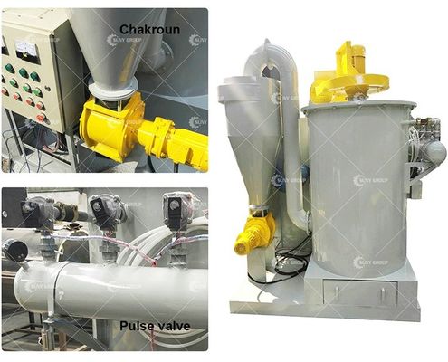 100-200 kg/h Séparateur de fil de cuivre Équipement de granulateur de fil de cuivre Machine de recyclage de câbles