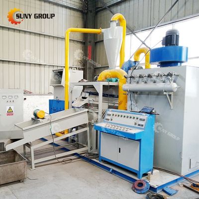 Fabrique de machines de recyclage de câbles de terre à séparation de fil de cuivre avec composants de base PLC