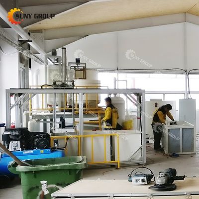Usine de récupération d'or de métaux précieux de déchets de circuits imprimés avec taux de récupération de 99,9%