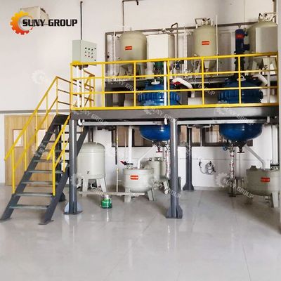Installation de recyclage de métaux précieux pour PCB d'or à haute capacité et haute performance