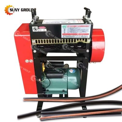 4.5kw Scrap Copper Wire Peeling Machine Séparer le cuivre des boîtiers en caoutchouc/plastique