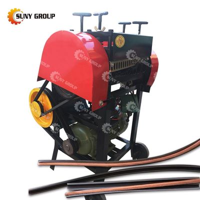 4.5kw Scrap Copper Wire Peeling Machine Séparer le cuivre des boîtiers en caoutchouc/plastique