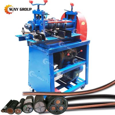 Coupeuse et décapanteuse de câbles de déchets de 280 kg avec moteur de 4,5 kW et conception conviviale