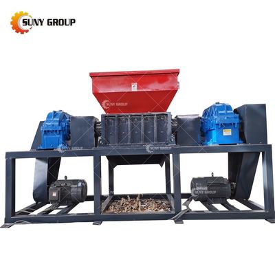 15000W machine de concassage de métaux industriels déchets plastique de bois de palette déchiqueteuse avec tension