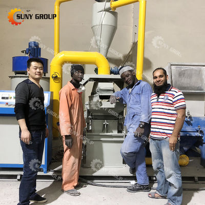 Machine de granulation de câbles professionnels pour le recyclage du plastique et du cuivre de type sec