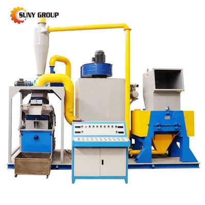 Machines de recyclage de câbles en cuivre en PVC avec machine de séparation de granulateur de fil