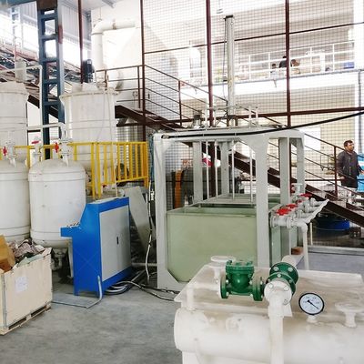 Équipement de recyclage des métaux précieux avec un taux de récupération de 99,9%