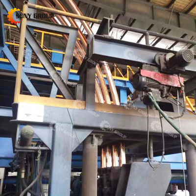 Machine de coulée de cuivre sans oxygène à haute productivité pour la coulée à double courant