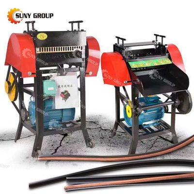Machine de recyclage de décapageurs de fil de cuivre sépare le cuivre des boîtiers en caoutchouc/plastique