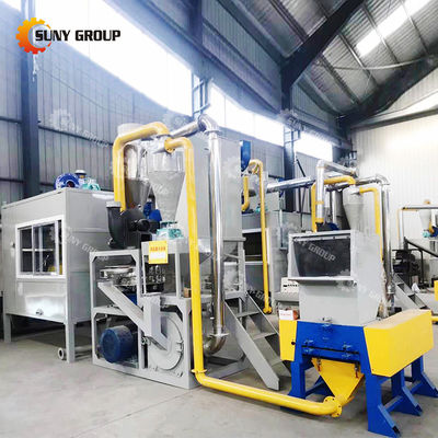 Sécheuse à air chaud et usine automatique de recyclage des déchets d'aluminium-plastique