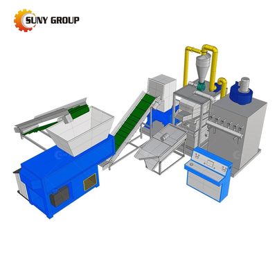 Séparation du cuivre plastique avec la consommation de déchets de câble Machine de séparation de fil de cuivre