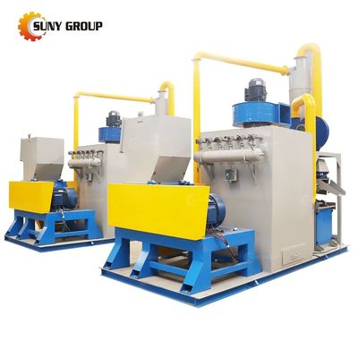 Machines de recyclage de câbles en cuivre en PVC avec machine de séparation de granulateur de fil