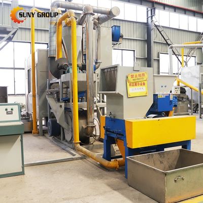 Séparateur de recyclage de panneaux en aluminium et en plastique contrôlé par PLC