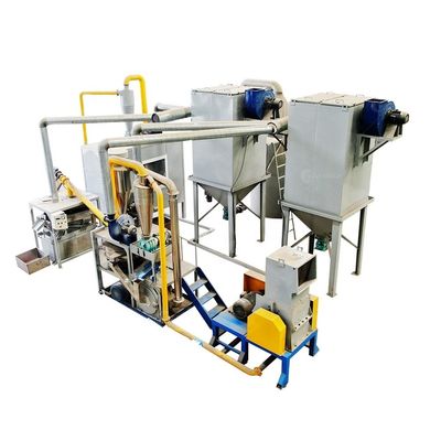 Machine de recyclage de plaques revêtues de cuivre CCL avancée/machine de concassage et de séparation de PCB