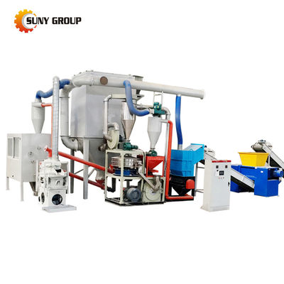 Machine de recyclage de cuivre métallique avec un taux de séparation élevé