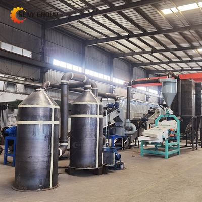 Machine de recyclage de batteries au lithium pour une capacité de 200 à 3000 kg/h et différents types de batteries