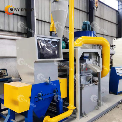 39 kW Granulateur de fil de cuivre Machine de séparation du vent Vidéo sortie-inspection fournie