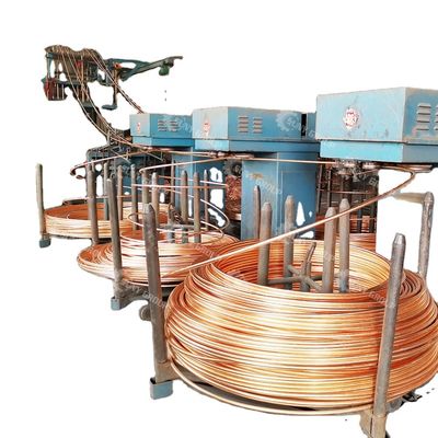 Machine de coulée continue pour tuyaux et barres en laiton/cuivre Matériau de base Cathe cuivre