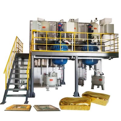 Usine de recyclage des déchets de PCB de 25 kW avec ordinateurs de décapage d'or de surface