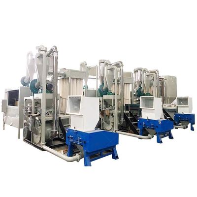Capacité 200-1000 kg/h Système de recyclage automatique pour le tri en ampoules d'aluminium et de plastique