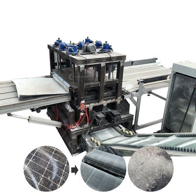 Machine de décapage de panneaux solaires de vitre à haute capacité et 1400-2000 kg par heure d'efficacité