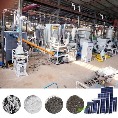coût Efficacité des panneaux solaires Usine de recyclage de feuilles de panneaux solaires pour panneaux photovoltaïques usagés