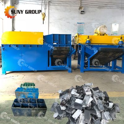 Machine de démontage de déchets de batteries à taux de séparation élevé pour le recyclage