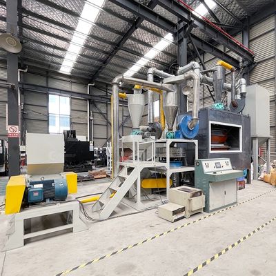 Équipement de traitement des déchets d'aluminium-plastique, de concassage et de séparation pour le marché de détail