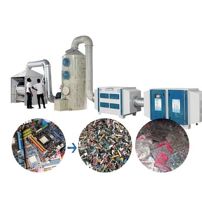 Machine de recyclage de déchets de circuits imprimés à haute tension 380V/220V pour téléphones