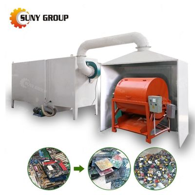 E Machine de démontage de déchets à haute productivité et consommation de carburant de 40 kg/heure