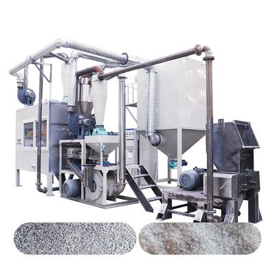 Machine de séparation d'aluminium et de plastique de grande capacité pour la production de poudre métallique