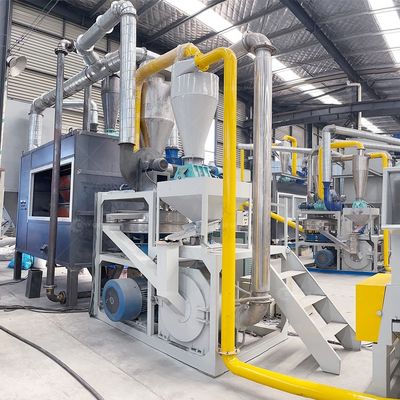 Usine de recyclage de déchets de feuille d'aluminium contrôlée par un PLC