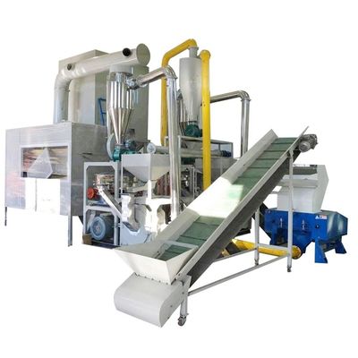 Usine de recyclage de déchets de feuille d'aluminium contrôlée par un PLC