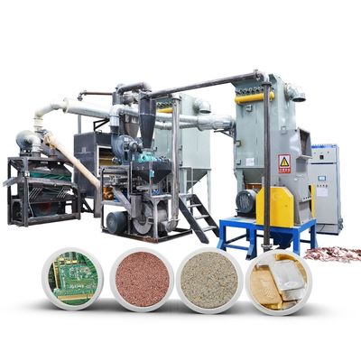 Plan de recyclage de la carte mère pour ordinateur portable de 150 kg à 1000 kg de capacité avec composants de base PLC