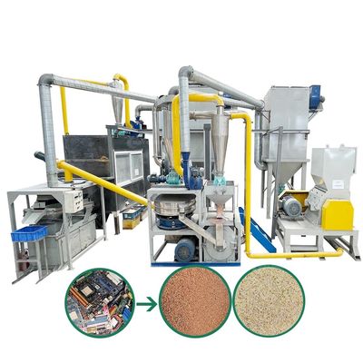 Composants de base de PLC utilisés dans l'usine de recyclage de cuivre des déchets de PCB
