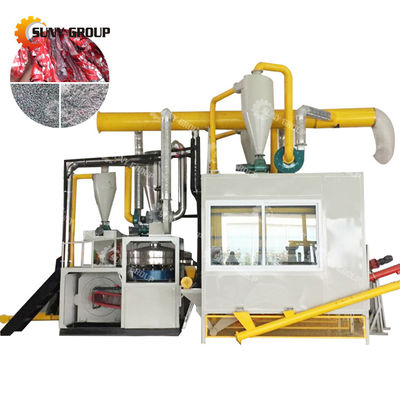 Installation de séparation d'aluminium plastique pour la meilleure machine de découpe et de concassage de carton ACP ACM