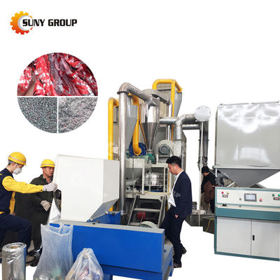Installation de séparation d'aluminium plastique pour la meilleure machine de découpe et de concassage de carton ACP ACM