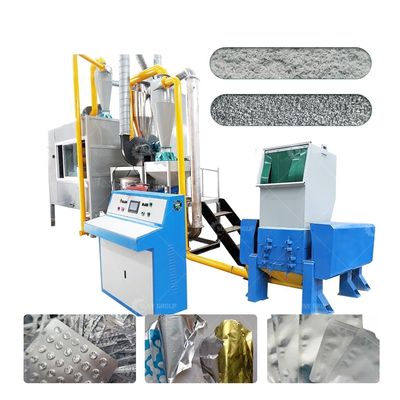 Machine de recyclage 220/380V pour séparer les déchets de panneaux composites de plastique d'aluminium