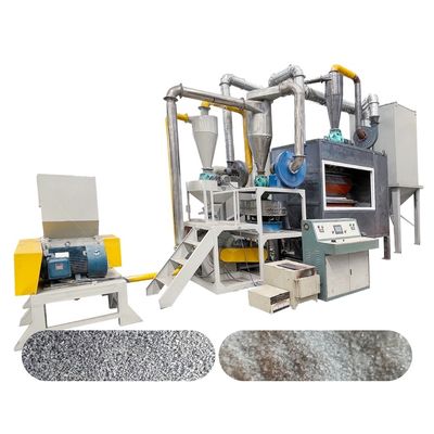 Machine de recyclage 220/380V pour séparer les déchets de panneaux composites de plastique d'aluminium