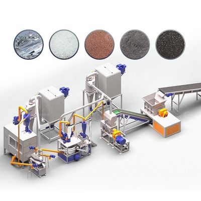 Équipement de recyclage de panneaux solaires de technologie avancée pour la séparation du silicium métallique PV