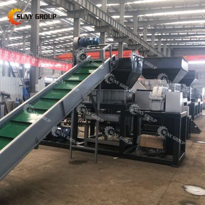 2300KG machine à déchiqueter à double arbre pour les métaux concasseur de déchets métalliques pour vos besoins