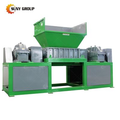 Machine de concassage de voitures industrielles et déchiqueteuse à double arbre pour les besoins du client