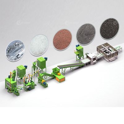 Machine de recyclage de panneaux solaires de 200 à 1000 kg/h de capacité pour la récupération écologique des feuilles photovoltaïques
