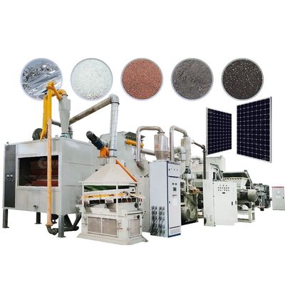Machine de récupération de panneaux photovoltaïques de tension 220V/380V pour ligne de recyclage de modules solaires
