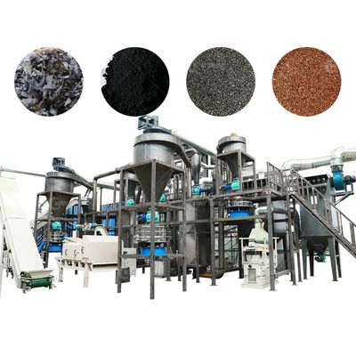Machine de recyclage de batteries au lithium de 200 à 1000 kg/h pour la chaîne de production de poudre de cathode